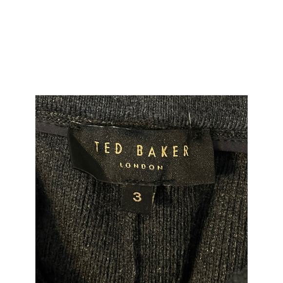 Ted Baker jogger dark gray Luciiyy drawstring knit jogging bottoms - Picture 4 of 6